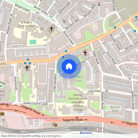 Lily Close, St Pauls Court, London, W14