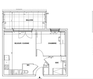 location Appartement T2 DE 41.32m² À COGOLIN - Photo 1