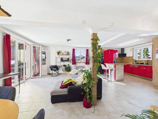 Modern 4.5-room terraced house with garden in Büsserach - Foto 1