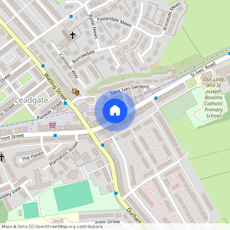St Ive's Road, Leadgate, DH8