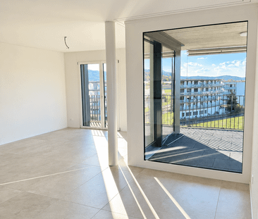 Erstbezug: Moderne 3.5-Zimmer-Wohnung mit Panoramablick - Photo 2