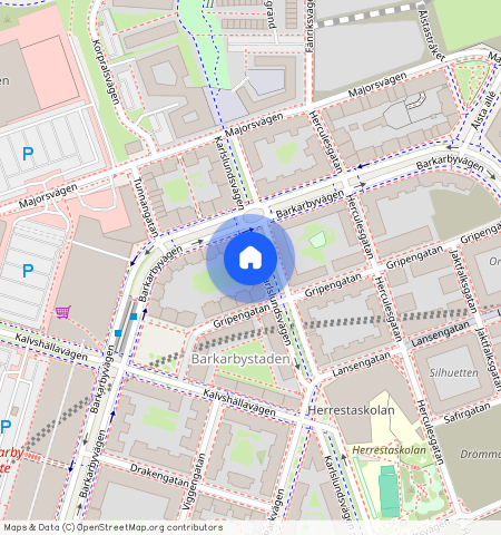 Karlslundsvägen **, Barkarbystaden