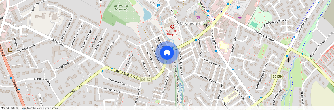 Monk Bridge Road, Meanwood, Leeds, LS6
