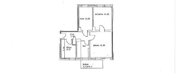 Hübsche 3-Raum-Wohnung mit Balkon in grüner Oase ! - Foto 1