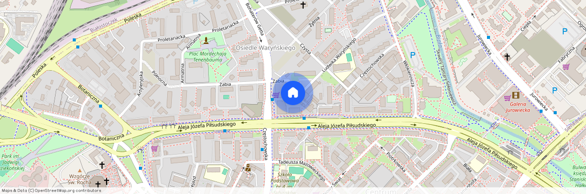 ul. Ludwika Waryńskiego, Centrum, Białystok, podlaskie