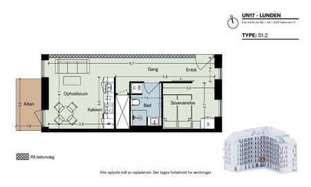 UN17 Lunden - et bofællesskab for dig over 40 år - Altan med aftensol og fri udsigt til naturen - Foto 4