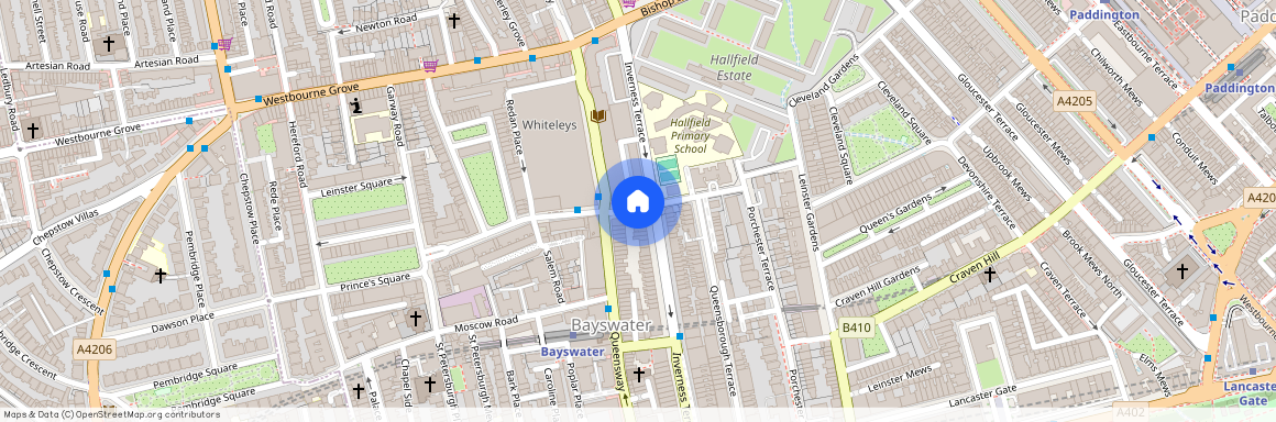 Inverness Terrace, Bayswater, London W2 3JU