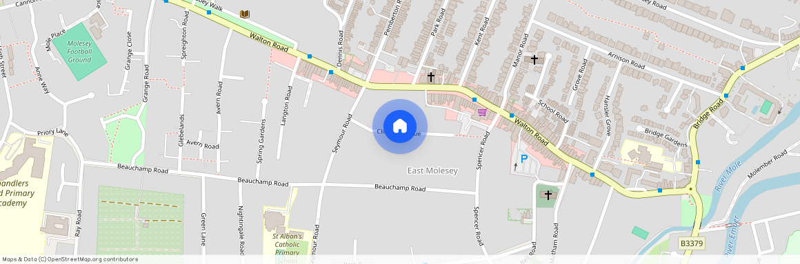 Clinton Avenue, East Molesey, Surrey, KT8