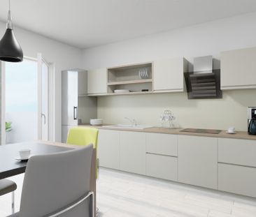 Hochwertige 3,5-Zimmer Neubau Wohnungen mit Balkon und Stellplatz i... - Photo 1