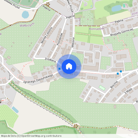 Biały Kamień, ul. Ignacego Daszyńskiego, Wałbrzych