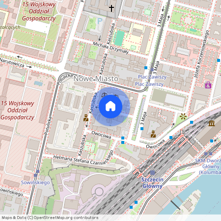 ul. Bolesława Limanowskiego, Nowe Miasto, Śródmieście, Szczecin, zachodniopomorskie