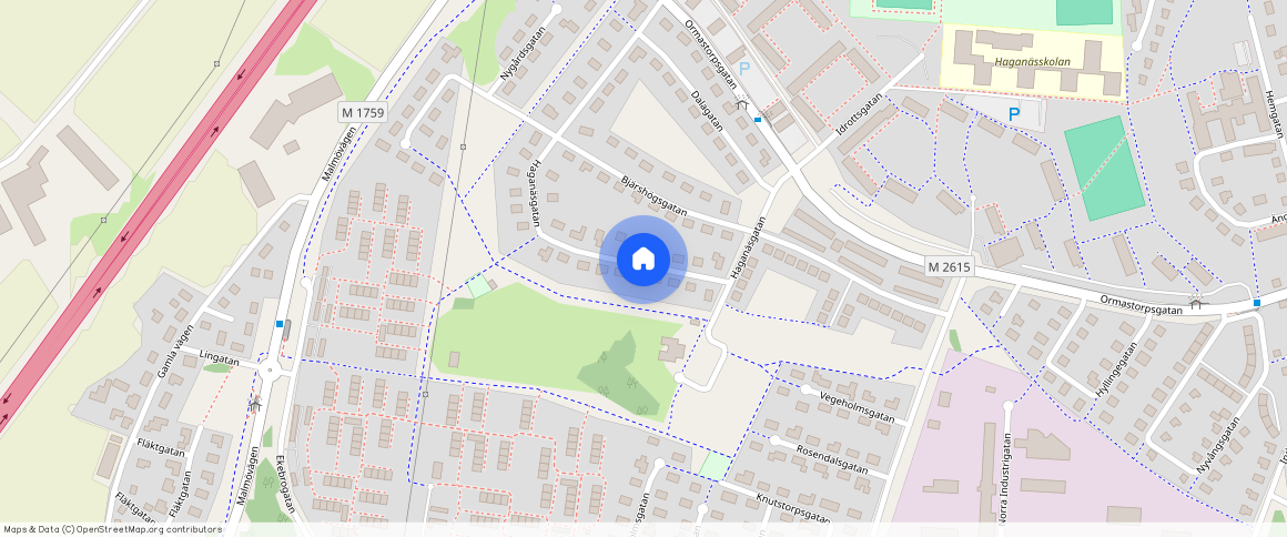 Haganäsgatan, Åstorp