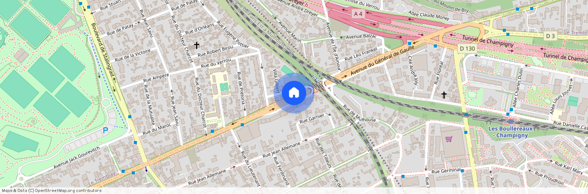 Avenue du Général de Gaulle, Francja, Champigny-Sur-Marne