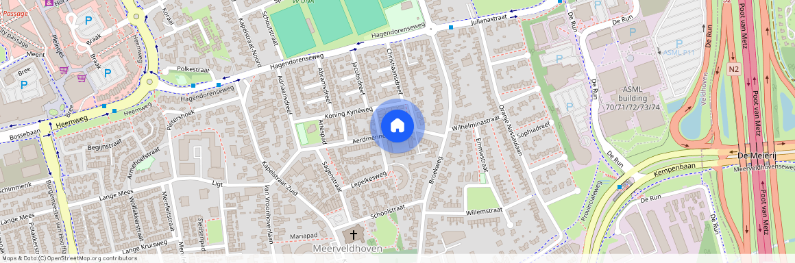 Meerveldhoven, 5503 ER, Aerdmennekesbaan, Veldhoven
