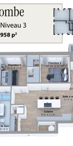 Appartement neuf 2 chambre 1 salle de bain - Photo 4