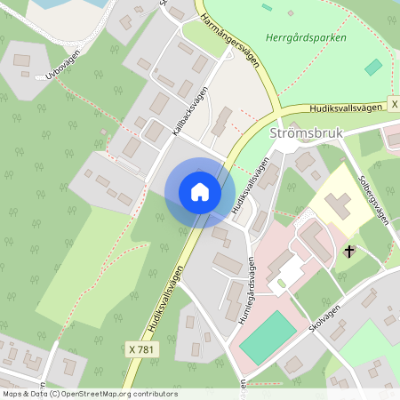 STRÖMSBRUK, Strömsbruk, Gävleborg, Nordanstig, Hudiksvallsvägen 1 A