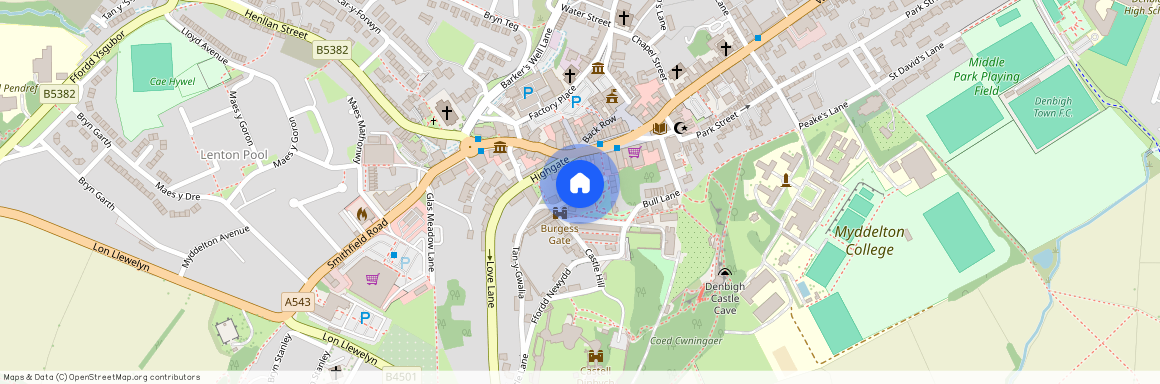 Broomhill Lane, Denbigh, Denbighshire, LL16