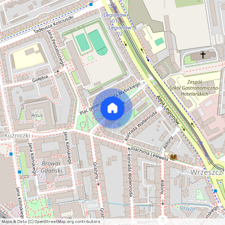 pl. gen. Józefa Wybickiego, Wrzeszcz Dolny, Gdańsk, pomorskie