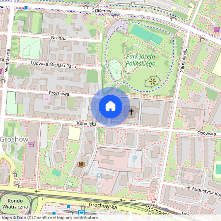 ul. ks. Jana Flazińskiego, Grochów, Praga-Południe, Warszawa, mazowieckie