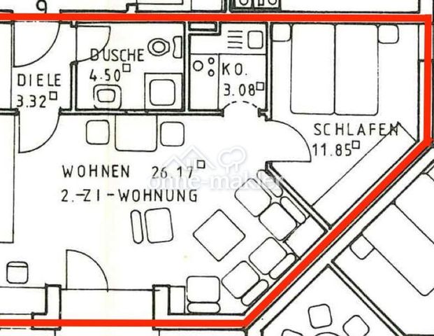 2 Zimmer Wohnung -ab sofort- | warm 1380€ inkl. Tiefgaragenstellplatz - Foto 1
