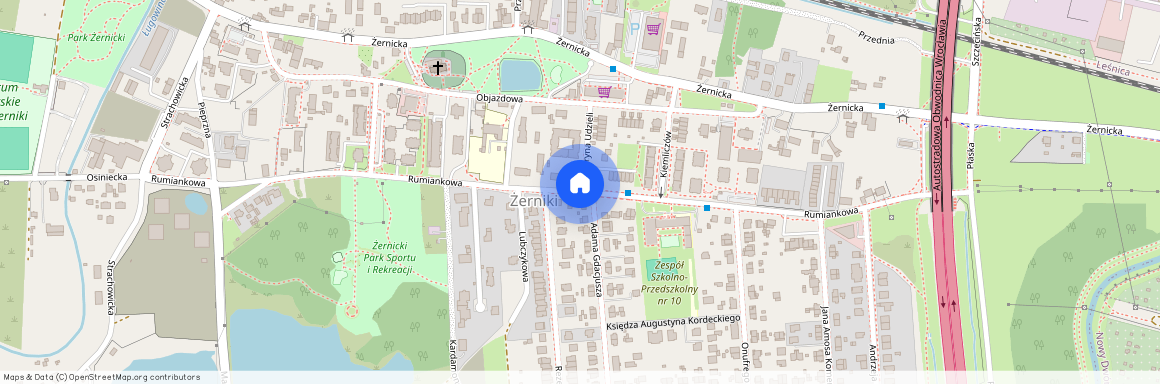 ul. Rumiankowa, Żerniki, Fabryczna, Wrocław, dolnośląskie