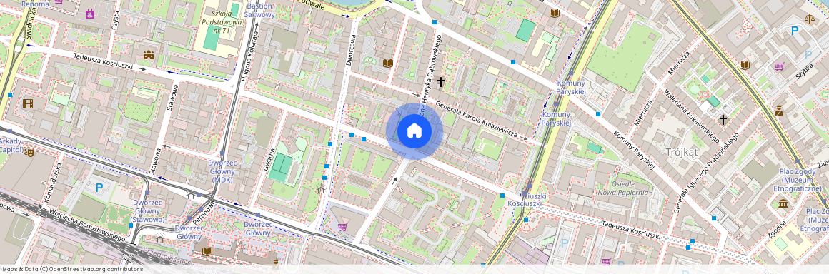 ul. gen. Jana Henryka Dąbrowskiego, Przedmieście Oławskie, Krzyki, Wrocław, dolnośląskie