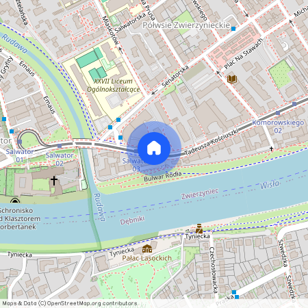 ul. Flisacka, Zwierzyniec, Zwierzyniec, Kraków, małopolskie