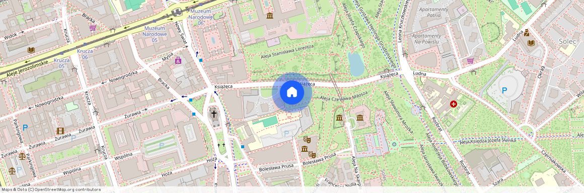 Warszawa, M., Warszawa, Śródmieście, Książęca