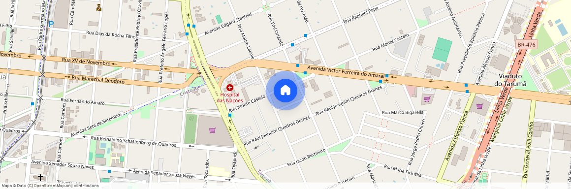 R Monte Castelo, 258, Alto da Rua XV - Curitiba - PR