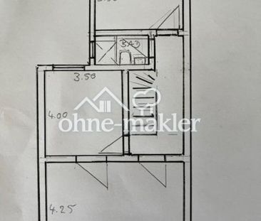 2-Zimmer/ Wohnküche/ Bad/ PERFEKT für WG - Foto 3