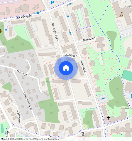 Storängsvägen, Åkersberga