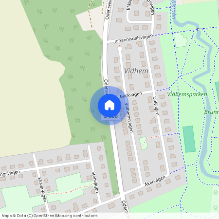 Odensvivägen, Köping