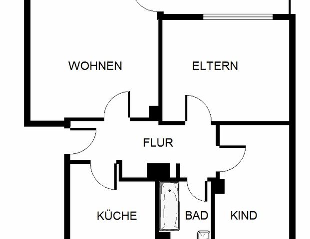 Demnächst frei! 3-Zimmer-Wohnung in Gelsenkirchen Hassel - Foto 1