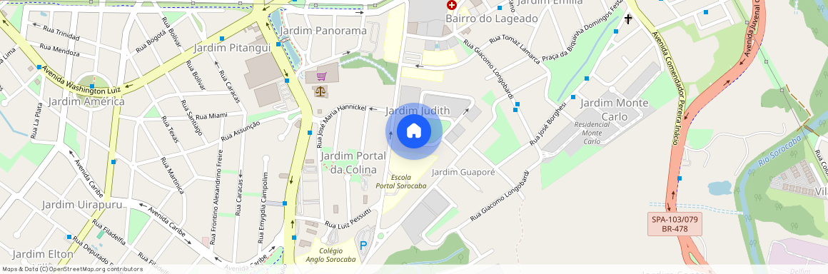 Rua André Hurtado García, 150 - Próximo da Escola Portal Bilingue - Jardim Judith, Sorocaba, São Paulo, 18047203