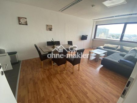 4-Zimmer Wohnung mit 6 Betten in zentraler Citylage mit Ausblick! - Pauschalmiete - Photo 2