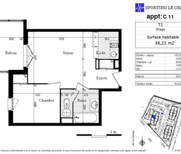 Appartement 2 pièces – 36 m² - Photo 6