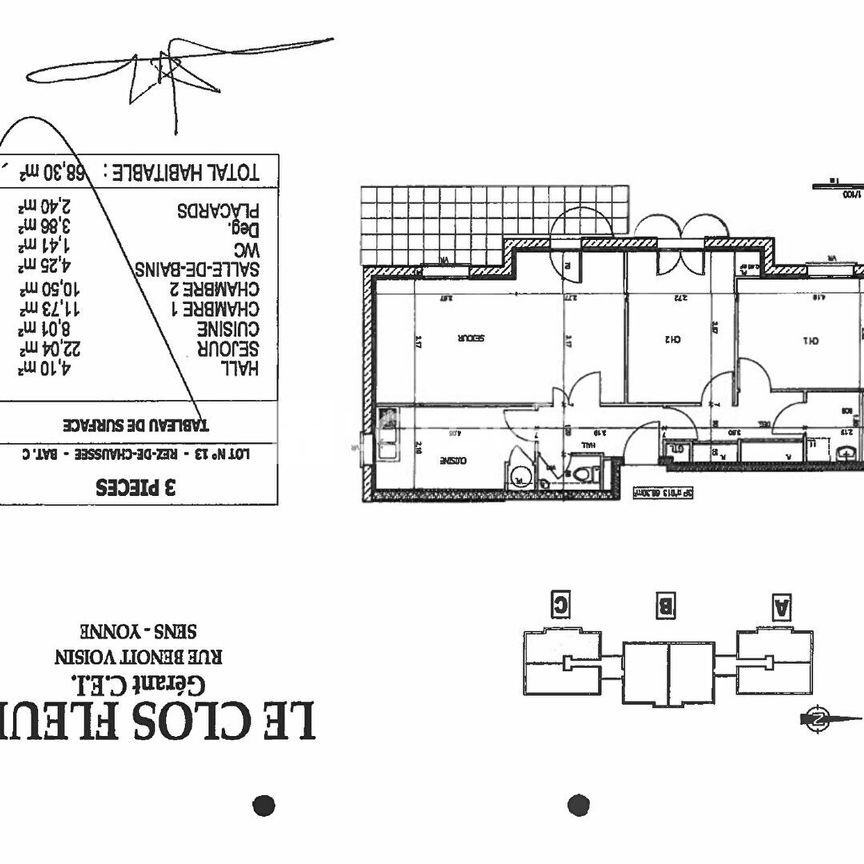 Appartement T3 près de SENS à louer - Photo 2
