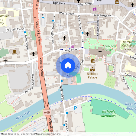 8 Riverview Court, Gwynne Street, Hereford, Herefordshire, HR4 9BQ