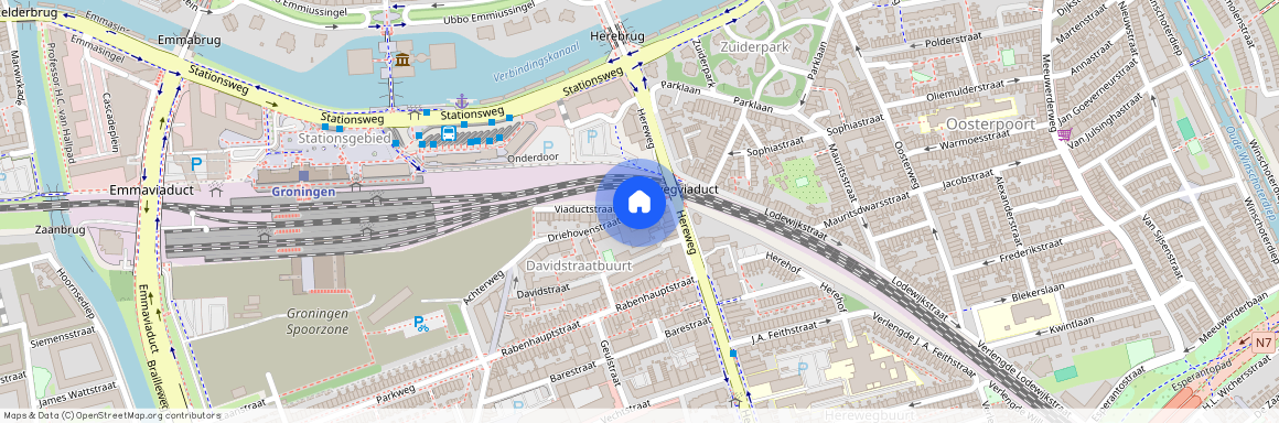 Rivierenbuurt, 9725 BG, Viaductstraat, Groningen