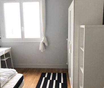 1 chambre meublée à louer dans Colocation T4 avec 2 sdb et parking – Rennes haut St-Helier rue de Vern 470€ cc - Photo 3