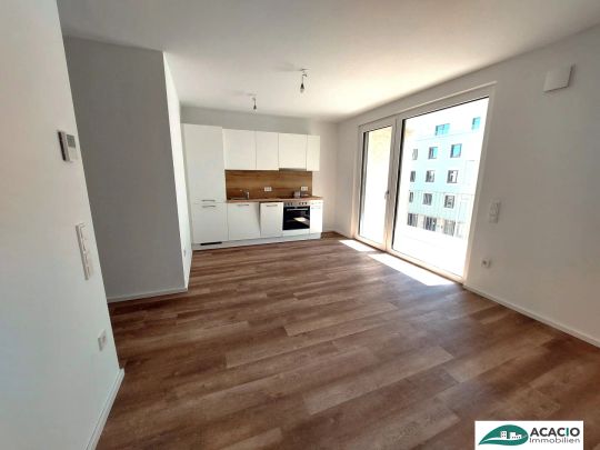 Erster eigener Wohn(t)raum gesucht? - freundliche 2-Zimmerwohnung mit großer Loggia - Neubau - Erstbezug - Tiefgarage vorhanden - Foto 1