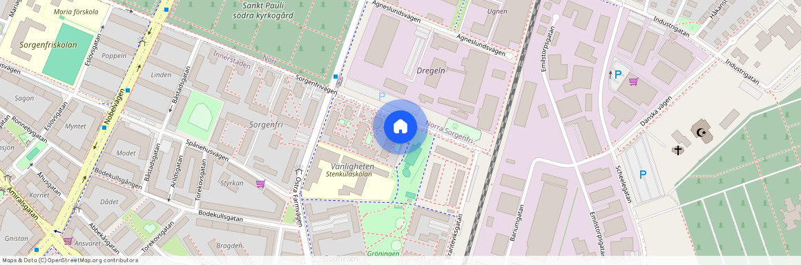 Sorgenfrivägen 63, Östra Sorgenfri