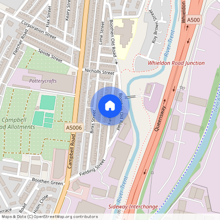 Fielding Street, Stoke-on-Trent, Staffordshire, ST4