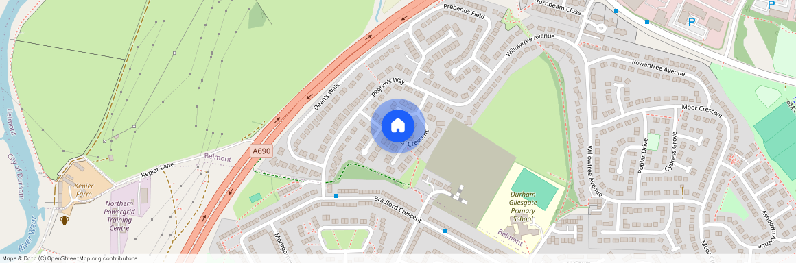 Monks Crescent, Durham DH1