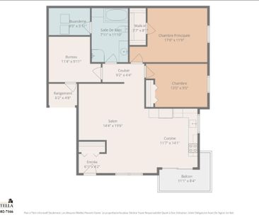 Appartement 4 1/2 + bureau - Lévis (St-David), 2ième étage, air cli... - Photo 3