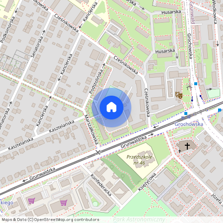 ul. Marszałkowska, Kasztelanów, Grunwald, Poznań, wielkopolskie