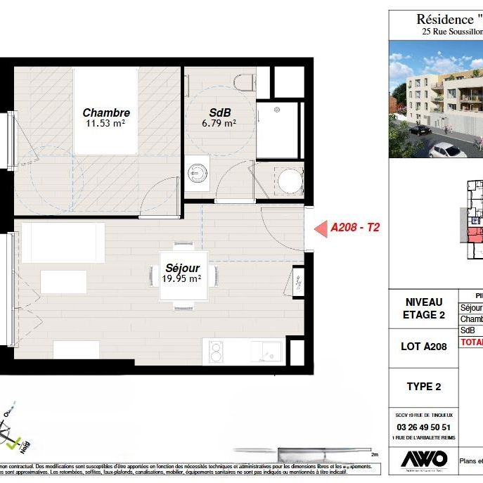 Appartement 2 pièces - Photo 2
