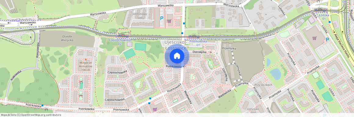 ul. Piotrkowska, Ujeścisko-Łostowice, Gdańsk, pomorskie