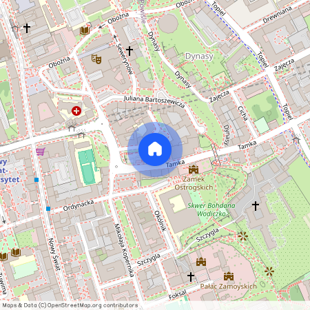 ul. Tamka, Śródmieście Północne, Śródmieście, Warszawa, mazowieckie