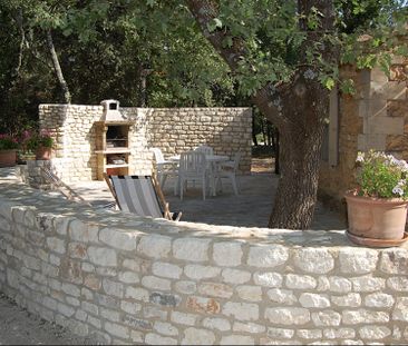 LUBERON - MÉNERBES: Le Petit Mas d'Eve en pierre avec piscine en pl... - Photo 5